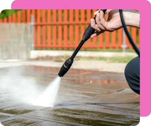 Removing Dirt On Exterior Tiles With Pressure Washing Removing Dirt On Exterior Tiles With Pressure Washing