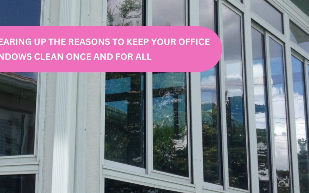 Clearing Up The Reasons To Keep Your Office Windows Clean Once And For All